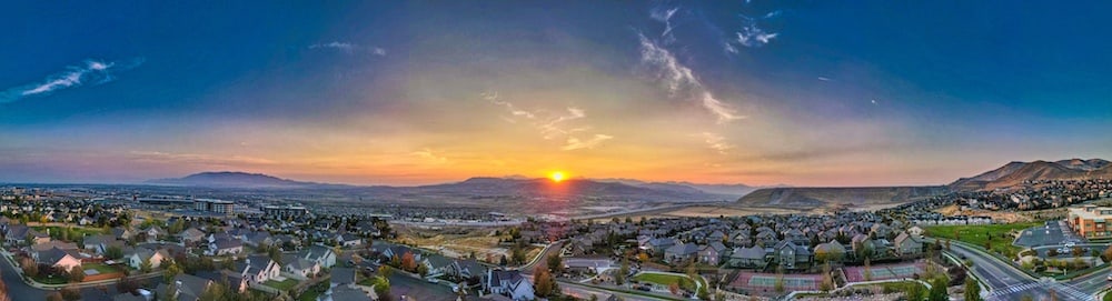 lehi utah aerial photo
