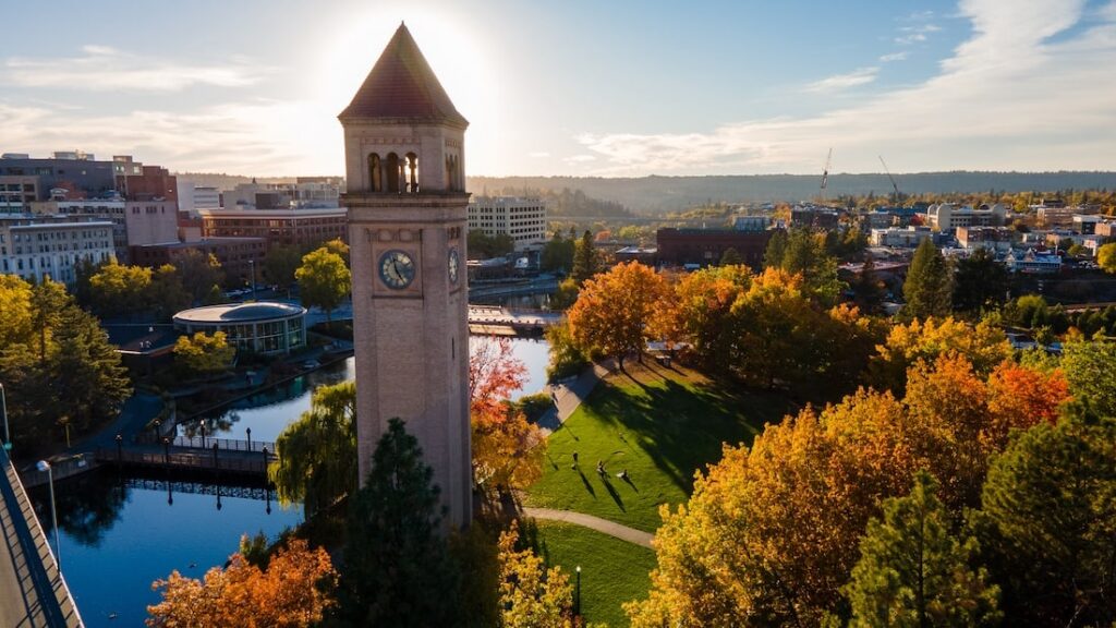 spokane aerial photo