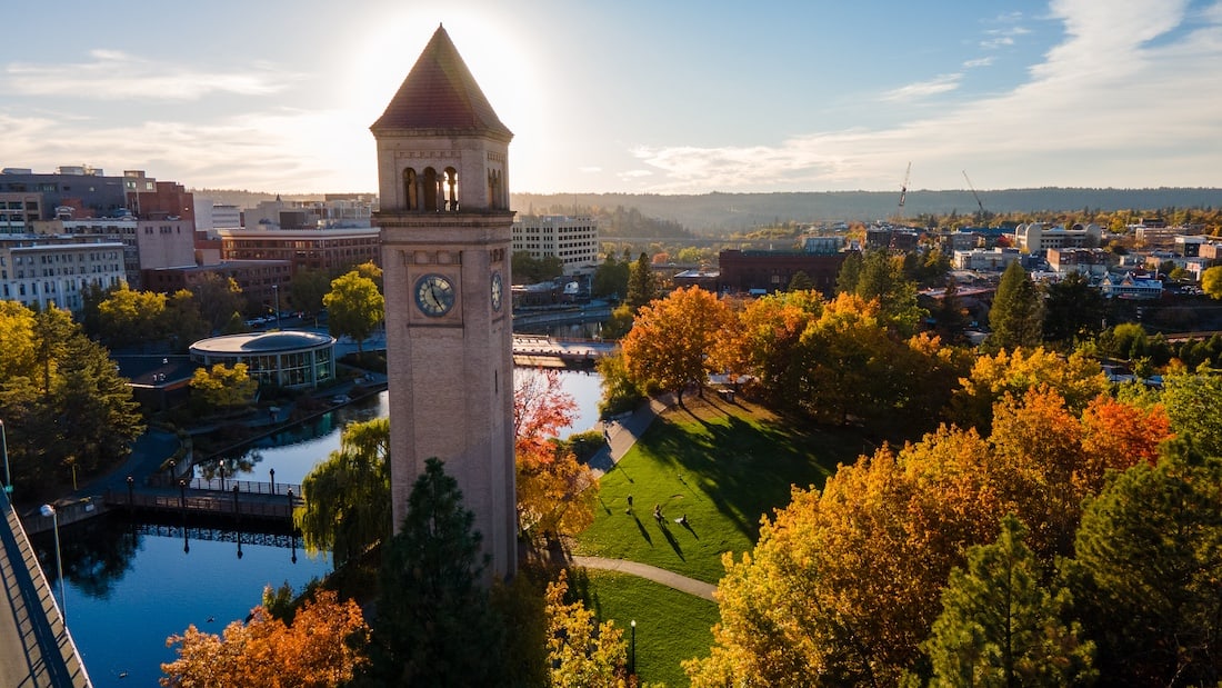 spokane aerial photo